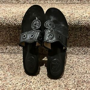 Jack Rodgers Black Sandals